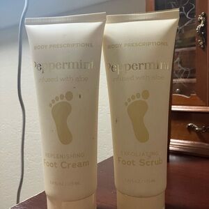 Peppermint Foot Care Set - Cream & Scrub